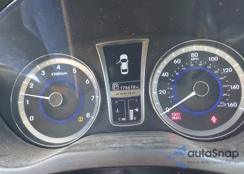 2013 Hyundai Azera z USA, uszkodzony, nr VIN KMHFH4JG9DA232078